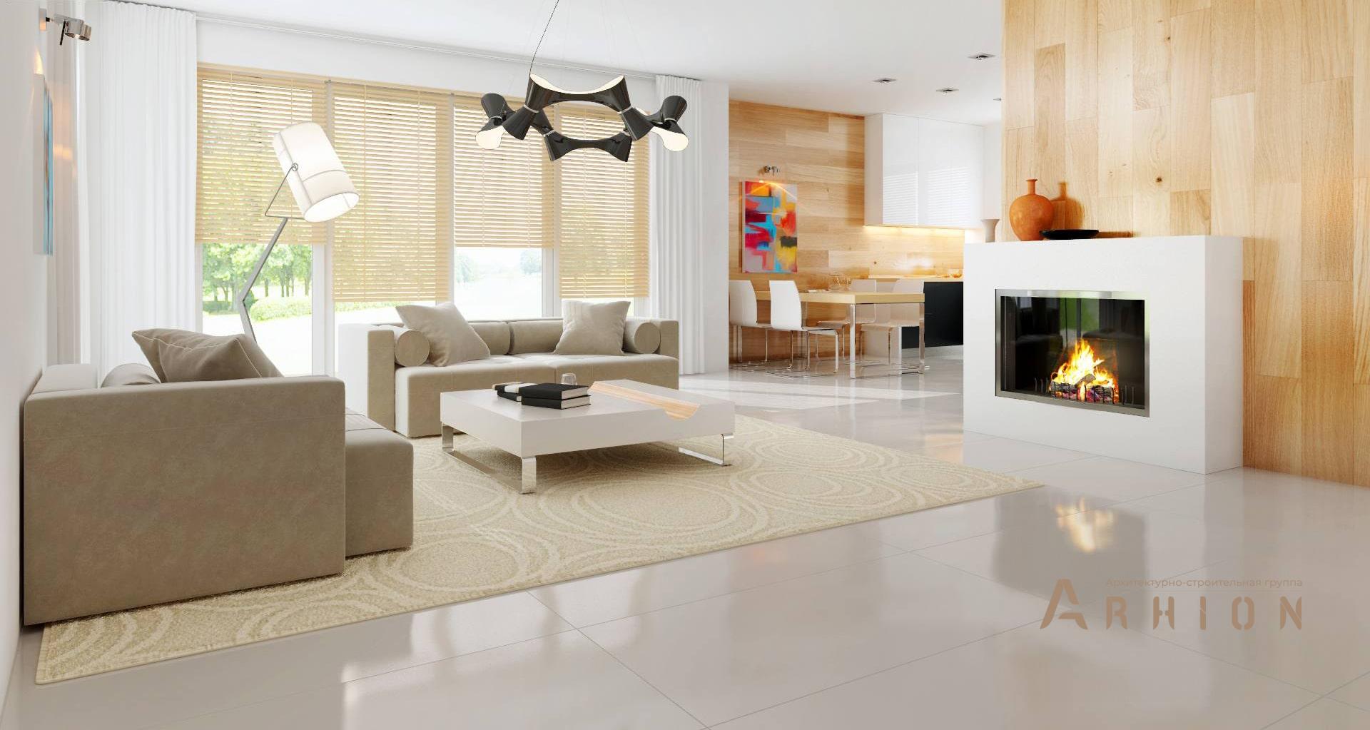 7. Проект двухэтажного дома в стиле хай-тек с плоской кровлей , Zx114, площадью - 219 кв c терассой, балконом, гаражом